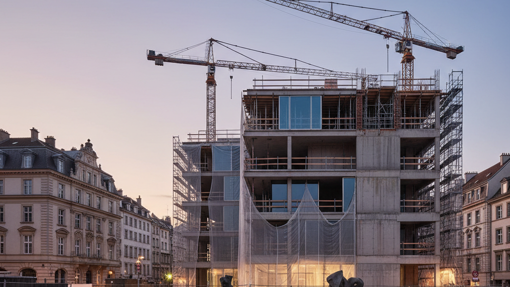 Aviva Investors und Amro Partners erwerben Baugrundstück für Studentenwohnanlage in Berlin-Prenzlauer Berg – KI-generiertes Symbolbild