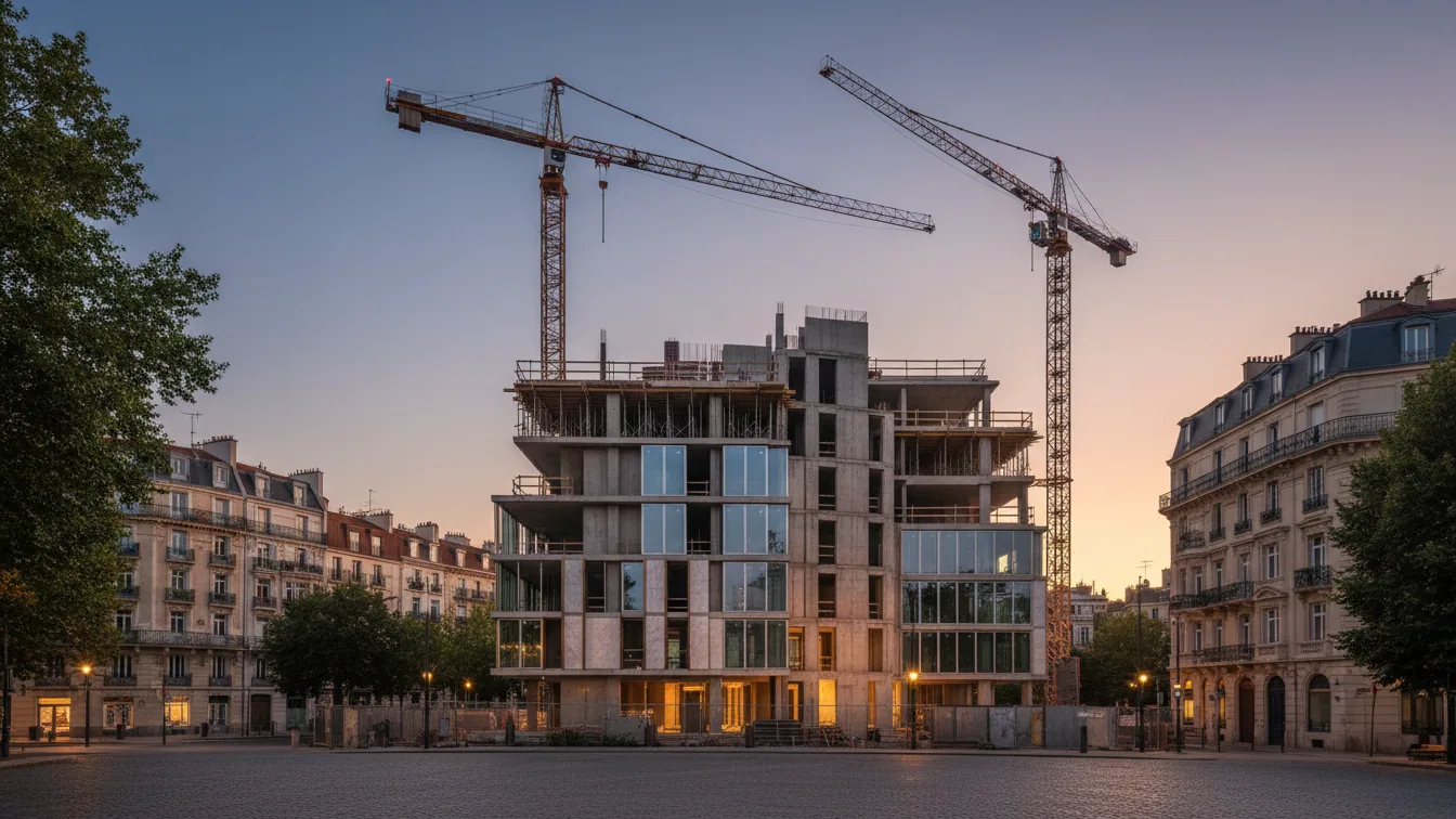 Instone Real Estate und Ginkgo Fund formieren Joint Venture für Düsseldorfer Stadtquartier – KI-generiertes Symbolbild