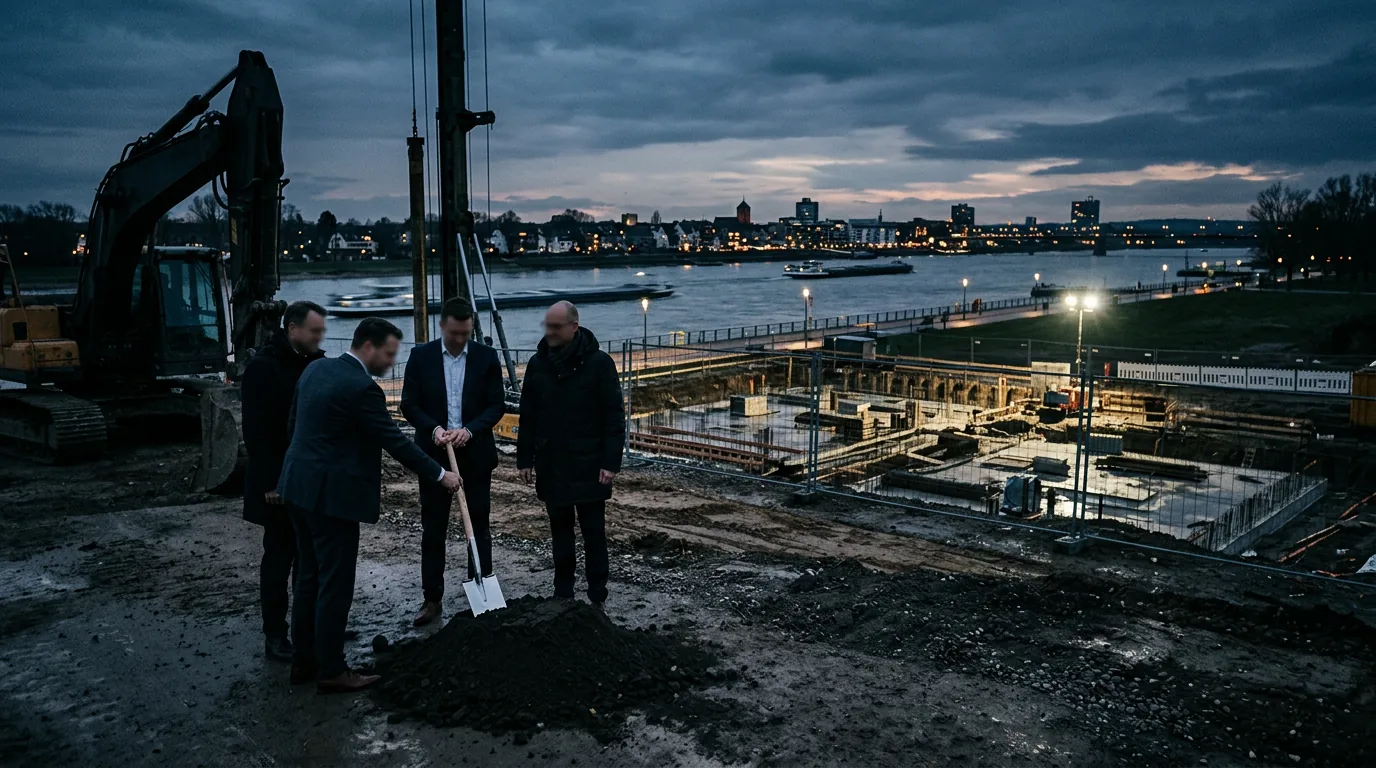 Baustart für Büroobjekt im Monheimer Rheinpark durch COMPLEMUS