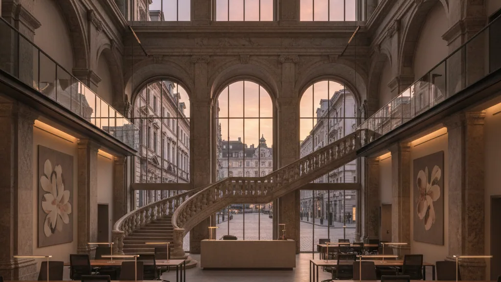 Datenintelligenz-Firma Curinos mietet 14.000 SF im 10 Grand Central von Marx Realty – KI-generiertes Symbolbild