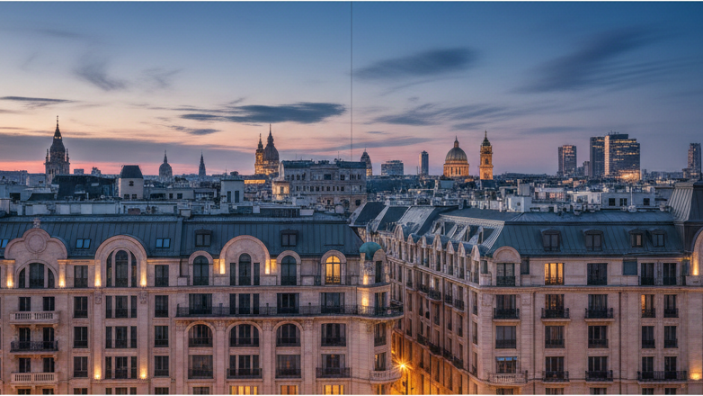 Transformation und Zukunftsperspektiven der Immobilienwirtschaft – KI-generiertes Symbolbild