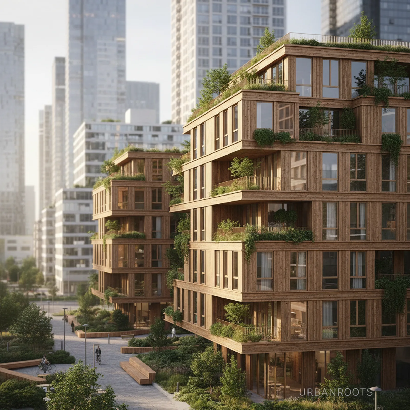 GARBE Urban Real Estate Germany präsentiert URBANROOTS: Holzhybrid-Konzept für nachhaltiges Wohnen
