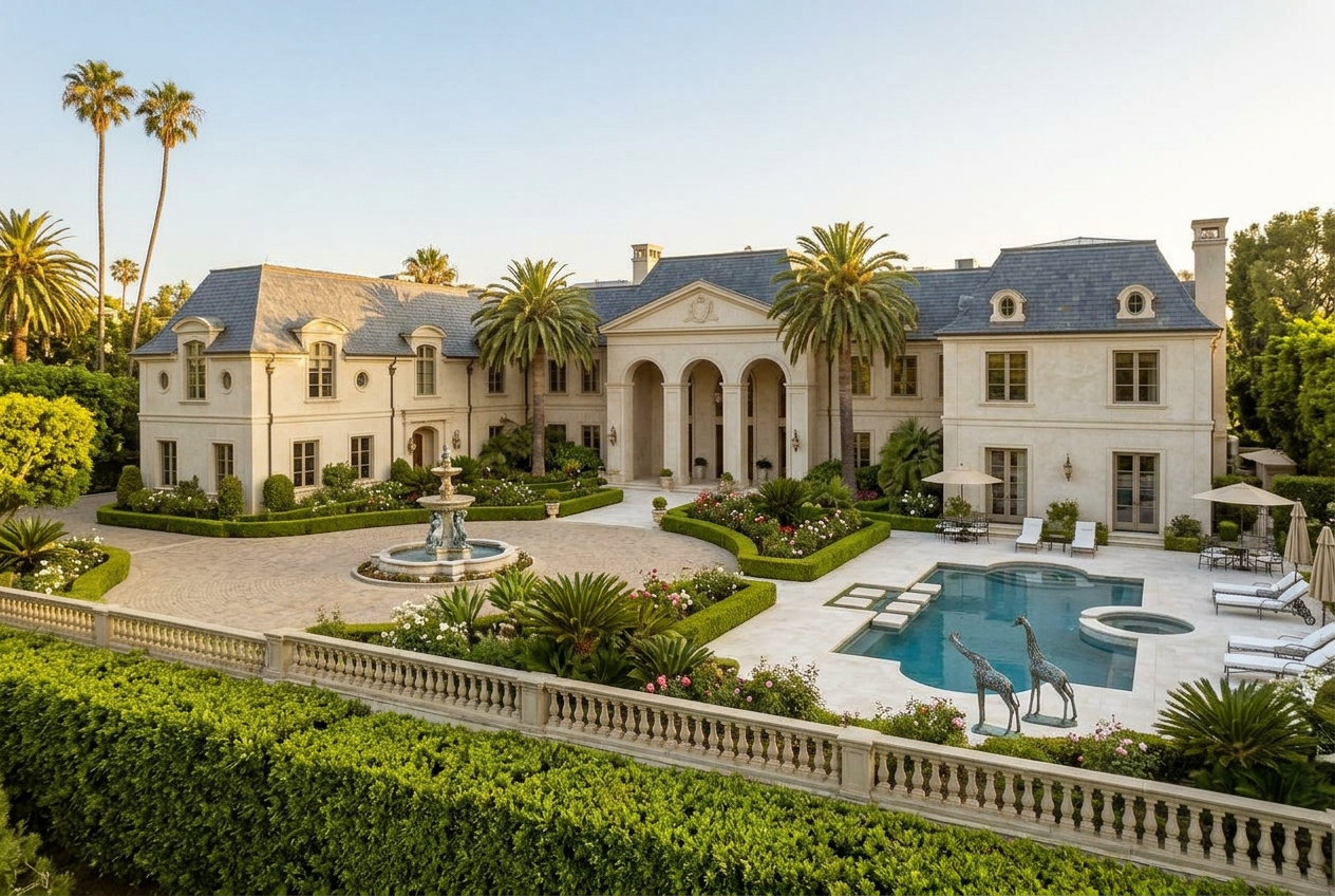 Glorya Kaufmans Chateau de Liberté in Beverly Hills für 25 Millionen Dollar gelistet