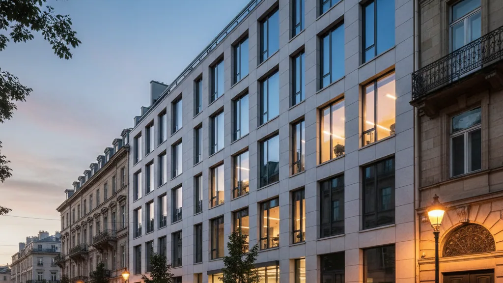 Art-Invest Real Estate erwirbt Deutsche Bank-Hauptsitz am Alten Wall in Hamburg – KI-generiertes Symbolbild