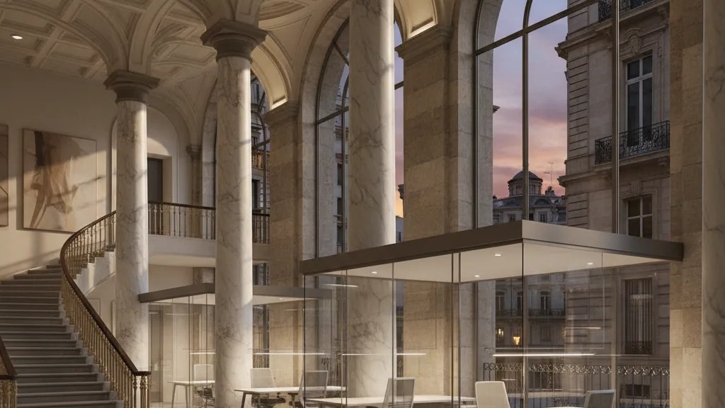 d-fine bezieht redesigneden Hauptsitz im ONE TWO ONE in Frankfurt – KI-generiertes Symbolbild