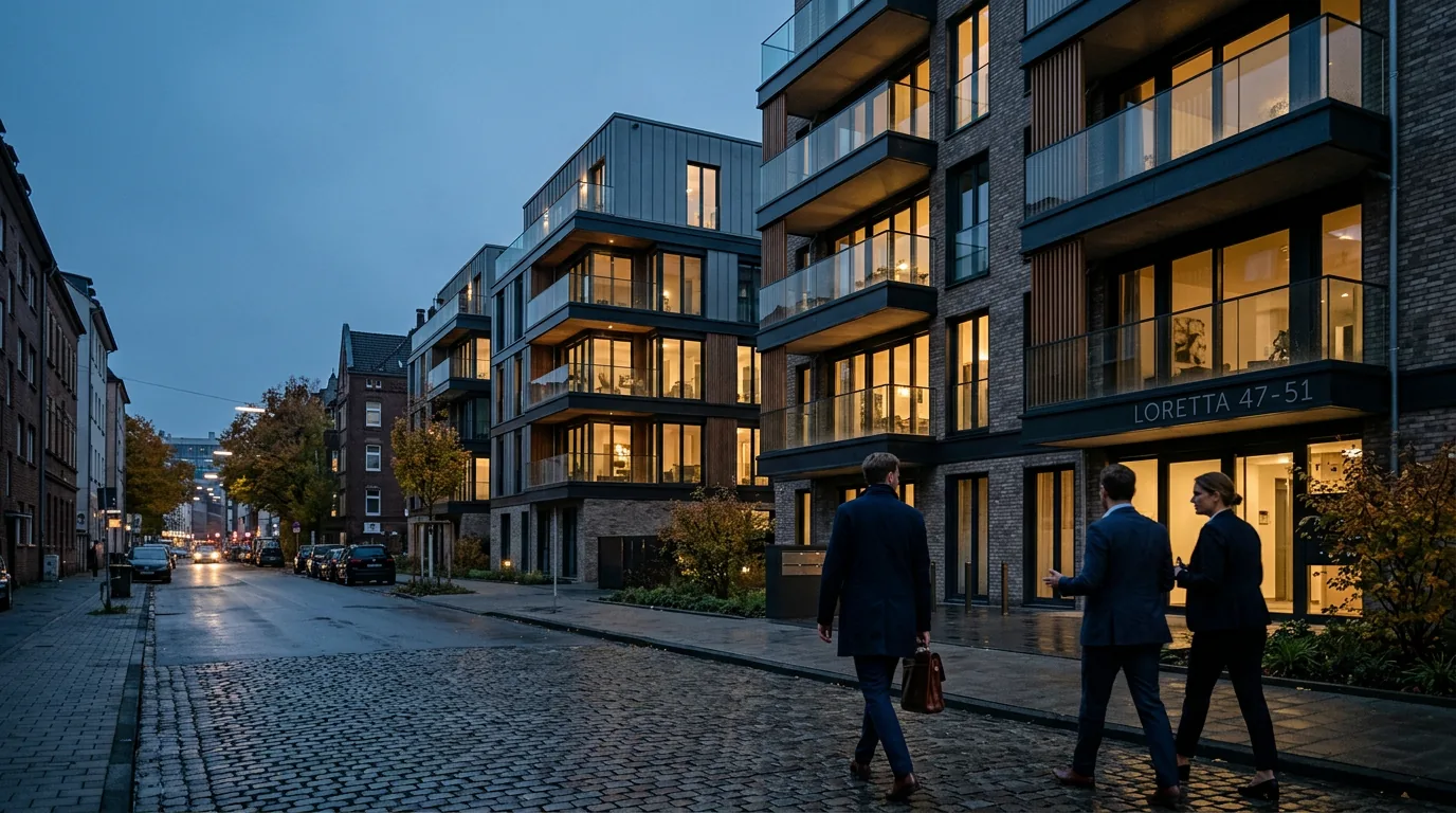 HanseMerkur Grundvermögen übernimmt Wohnprojektentwicklung „Loretta Living“ in Düsseldorf