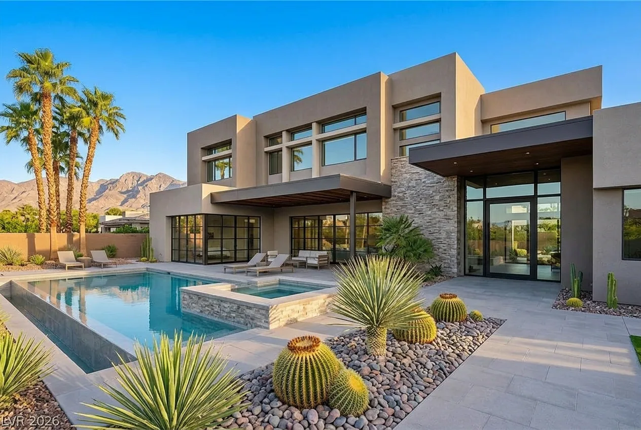 Perez Hilton inseriert Las Vegas Villa für $4,25 Millionen – KI-generiertes Symbolbild
