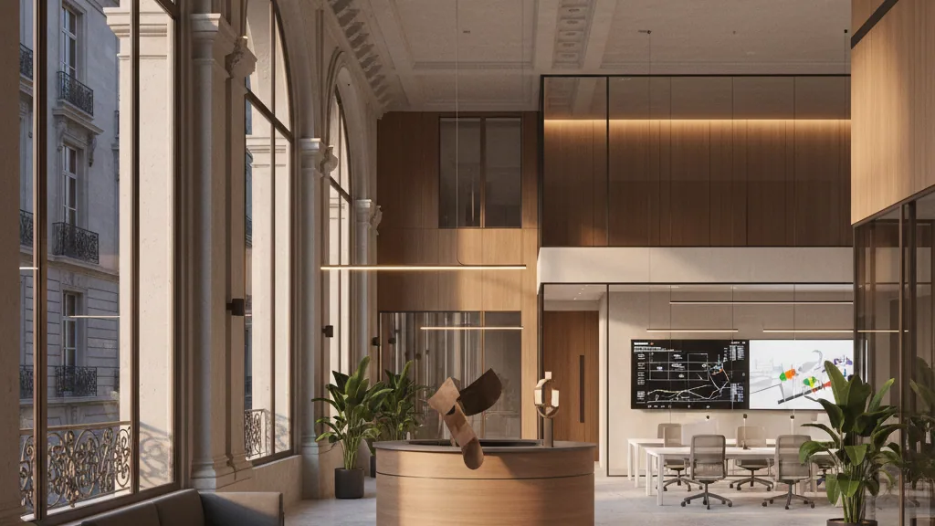 Immobilienunternehmen Landmark Management mietet über 12.000 Quadratfuß im One Grand Central Place – KI-generiertes Symbolbild