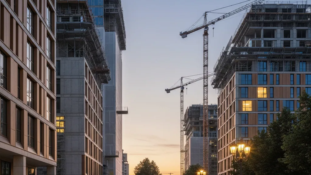 Rockpoint und Urby bilden Joint Venture zur Entwicklung eines Luxus-Wohnhochhauses an der Waterfont von Jersey City – KI-generiertes Symbolbild