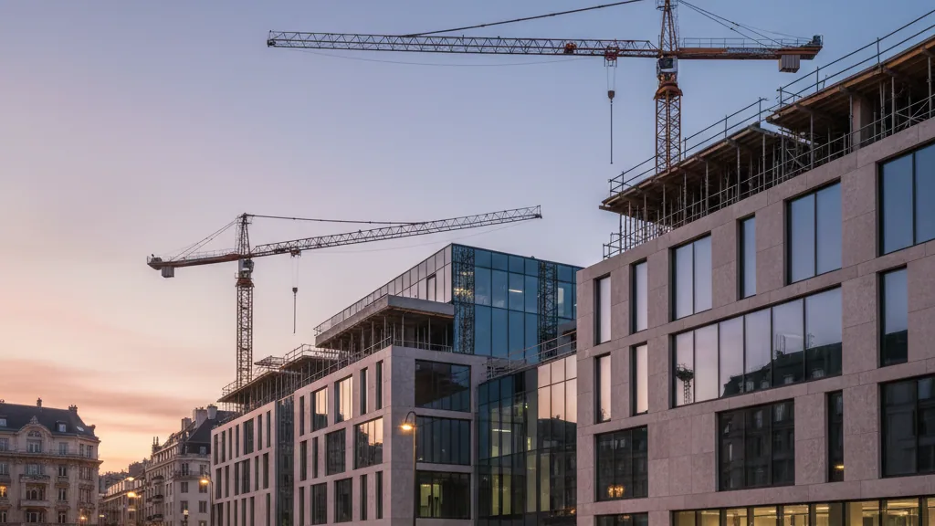 Bebauungsplan für Bürogebäude am Starnberger Flügelbahnhof in München verabschiedet – KI-generiertes Symbolbild
