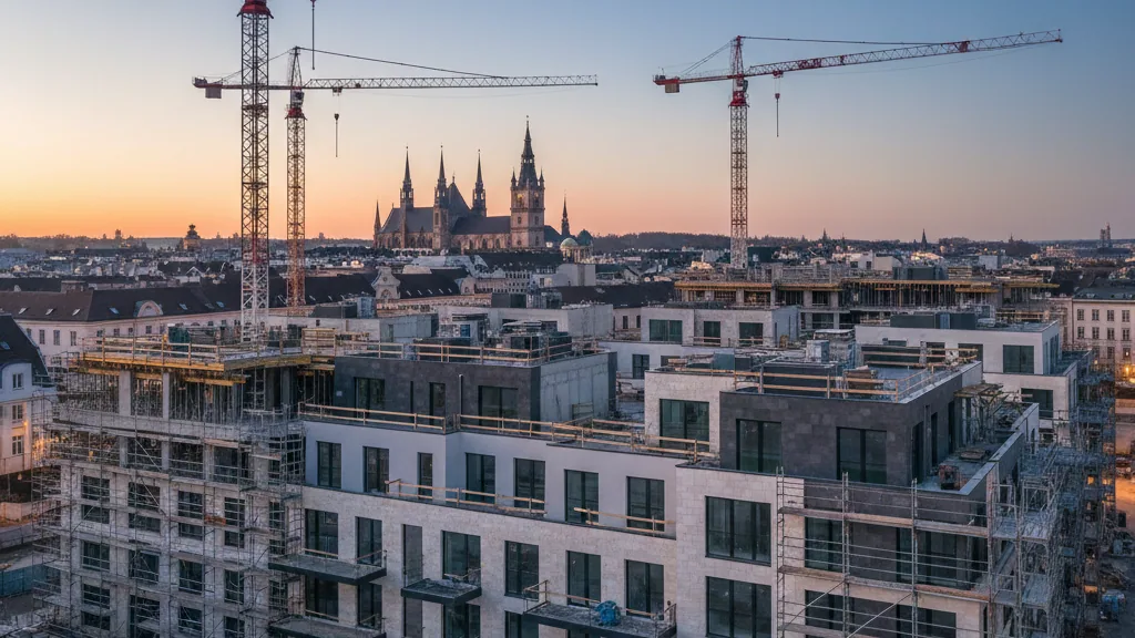 THE FLAG feiert Jubiläen in München: Serviced Apartments als Antwort auf städtische Dynamik – KI-generiertes Symbolbild