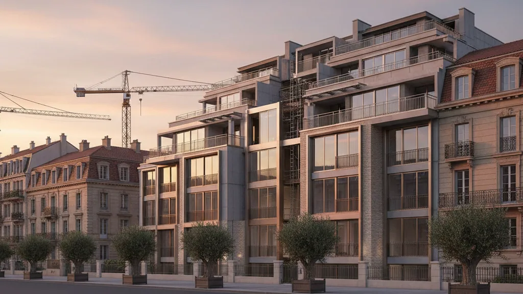 Grundsteinlegung für heise.flats in Erding: WOHNGROUP realisiert Wohnquartier – KI-generiertes Symbolbild