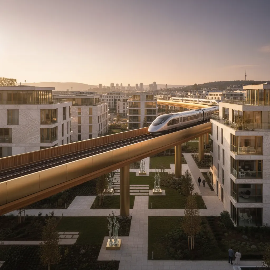 Immobilien entlang neuer Bahnprojekte