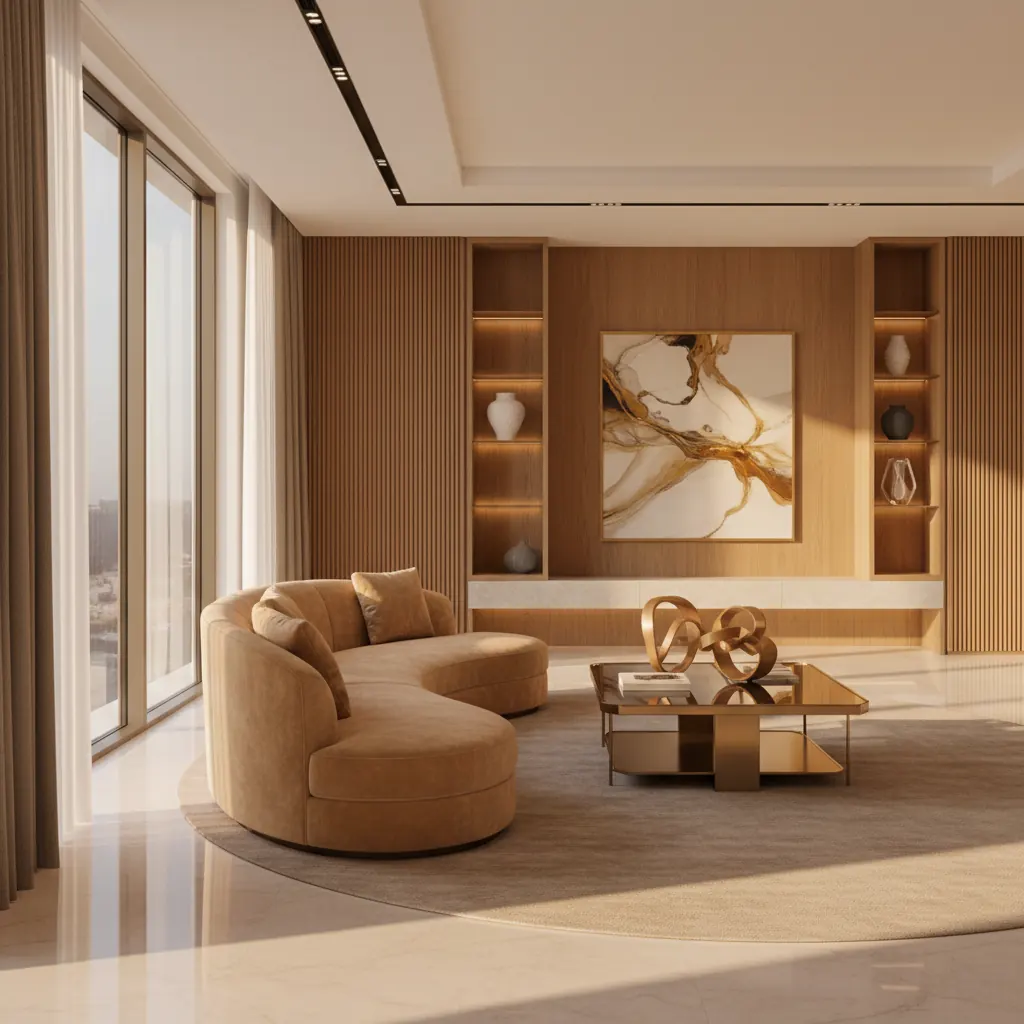 Luxusinterior und Immobilienwerte