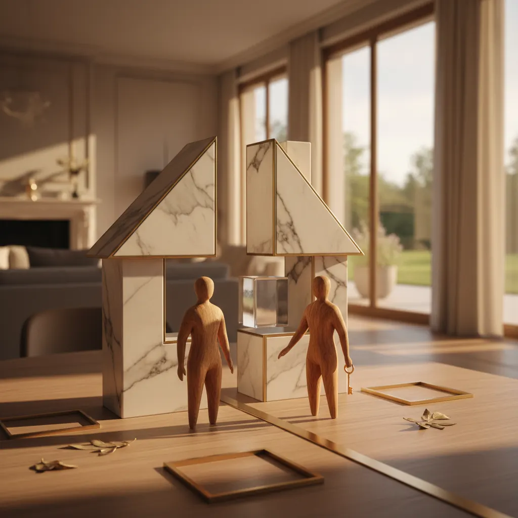 Scheidung und Immobilie: Was mit dem gemeinsamen Haus passiert