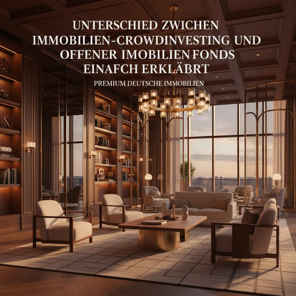 Unterschied zwischen Immobilien-Crowdinvesting und offener Immobilienfonds einfach erklärt