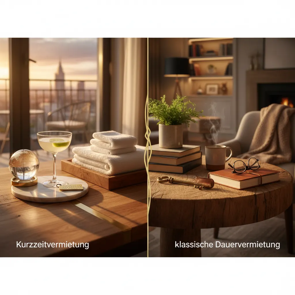 Unterschied zwischen Kurzzeitvermietung und klassische Dauervermietung einfach erklärt