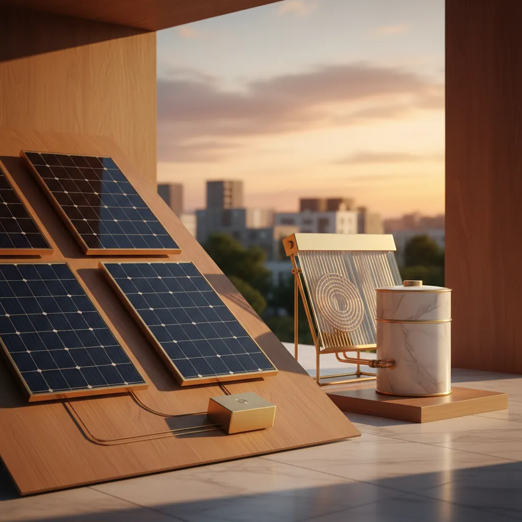 Unterschied zwischen Photovoltaik und Solarthermie einfach erklärt