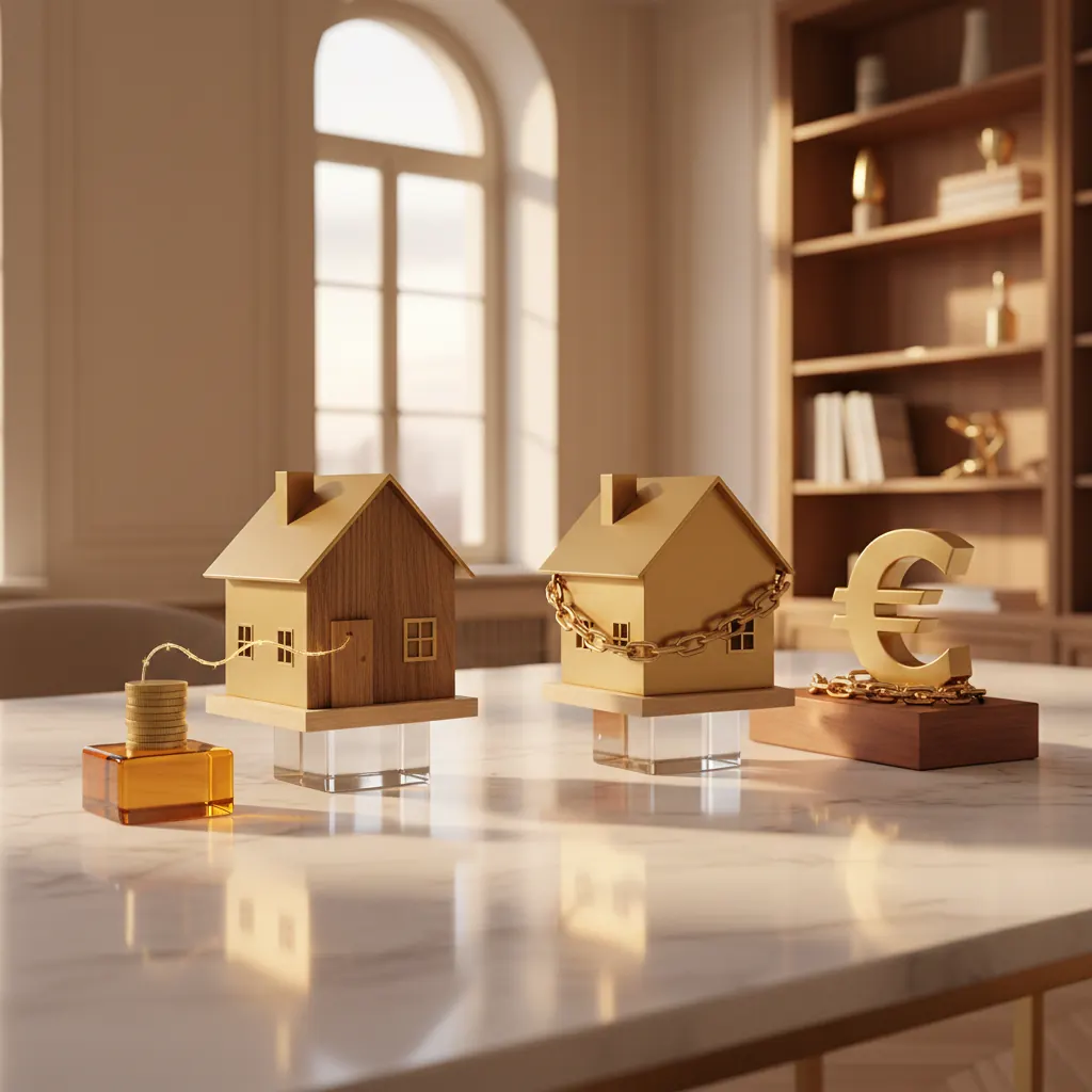 Unterschied zwischen Teilverkauf und Immobilienkredit im Alter einfach erklärt