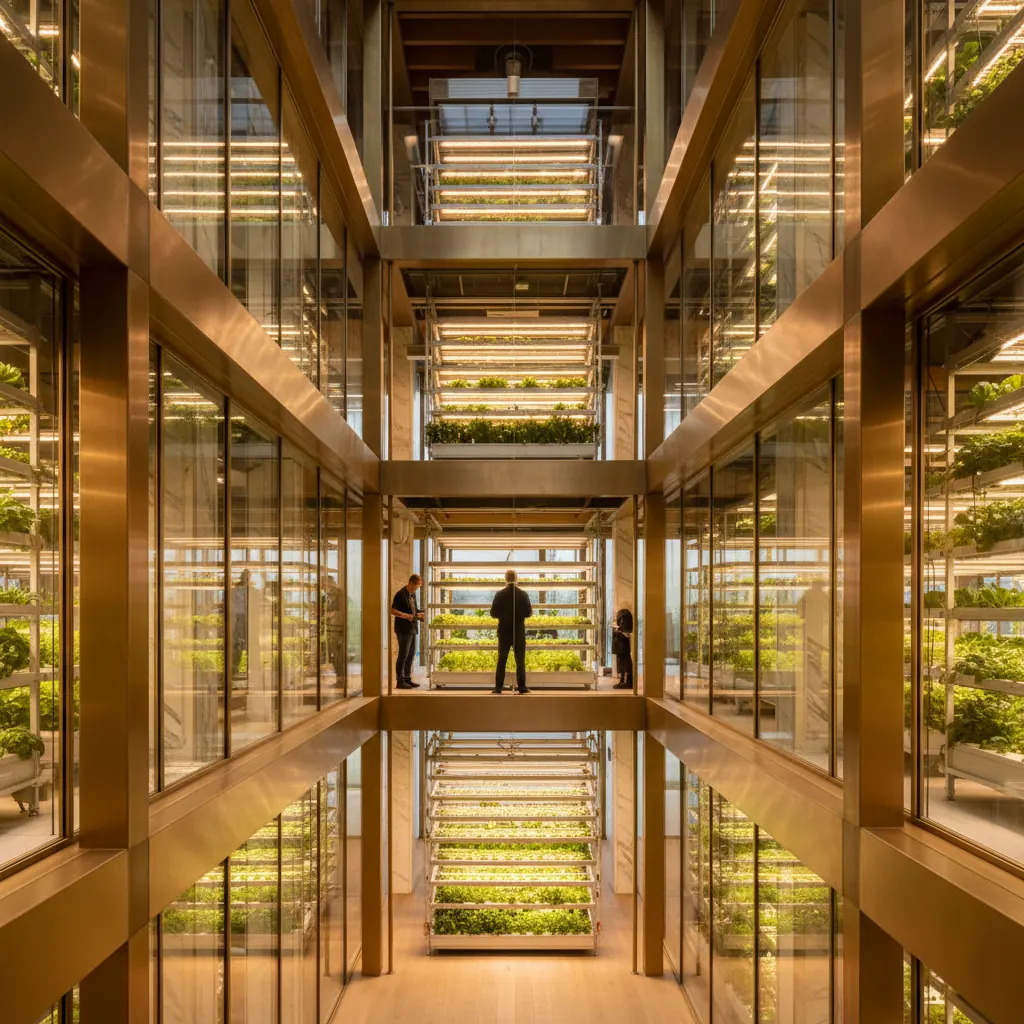 Vertical Farming in Gebäuden