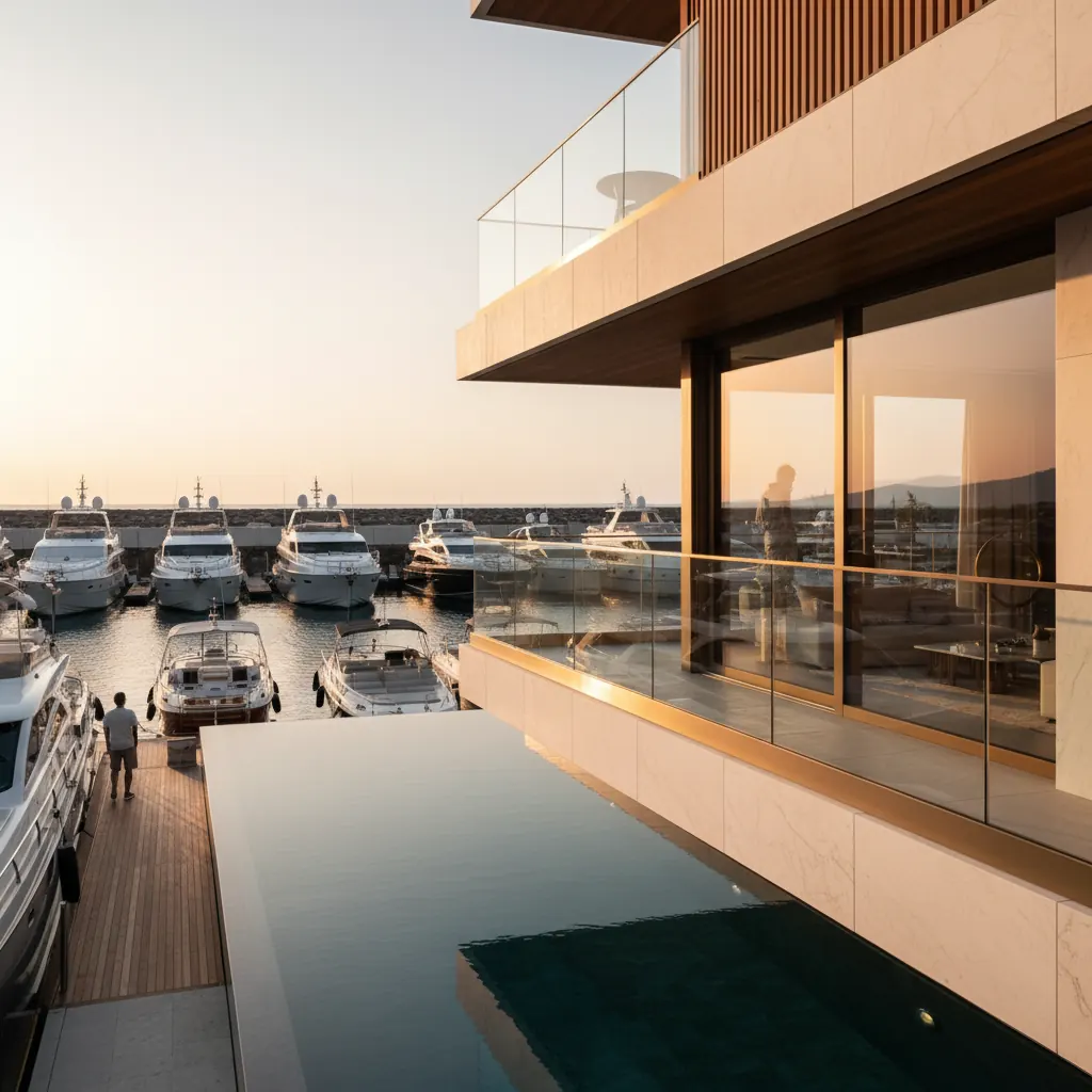 Yachthäfen und Immobilienwerte